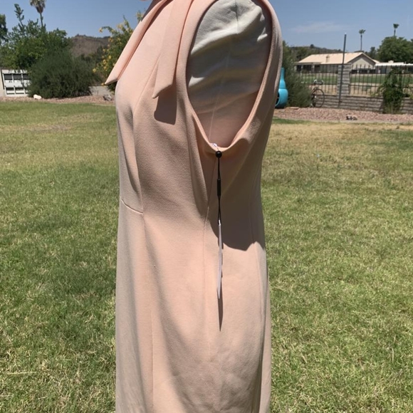 Calvin Klein pink blush sleeveless dress women's size 14 new with tags - Picture 3 of 9